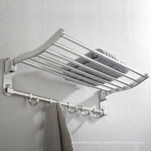 Stainless Steel Over The Door Towel Rack Bathroom Towel Shelf With Hooks YMT-832-60